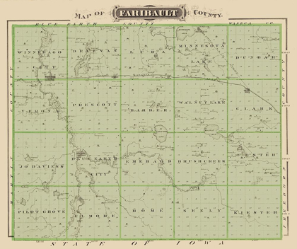Picture of FARIBAULT MINNESOTA LANDOWNER - ANDREAS 1874