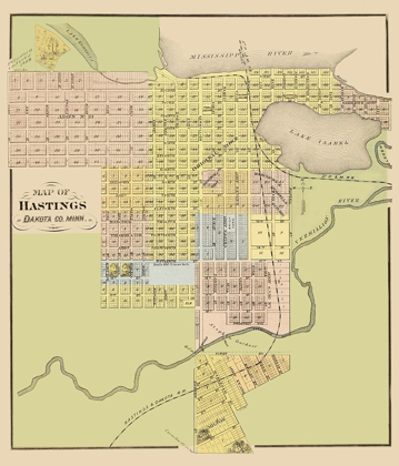 Picture of HASTINGS MINNESOTA - ANDREAS 1874