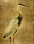 Picture of GOLD CRANE AT DUSK I