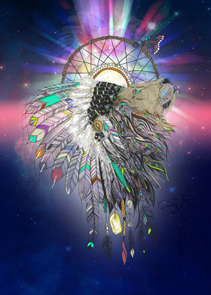 Picture of COSMIC LION BUTTERFLY
