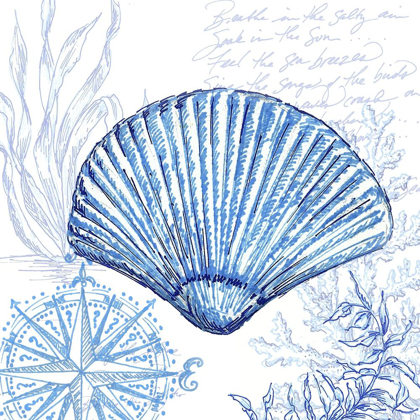 Picture of COASTAL SKETCHBOOK-CLAM SHELL 