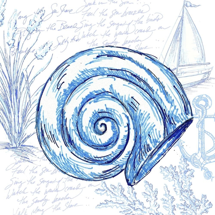 Picture of COASTAL SKETCHBOOK-NAUTILUS 