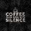 Picture of COFFEE HUMOR BLACK II-COFFEE AND SILENCE