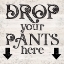 Picture of LAUNDRY ROOM HUMOR I-DROP YOUR PANTS