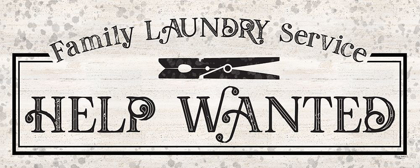 Picture of LAUNDRY ROOM HUMOR PANEL II-HELP WANTED