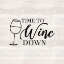 Picture of WINE HUMOR IV-WINE DOWN