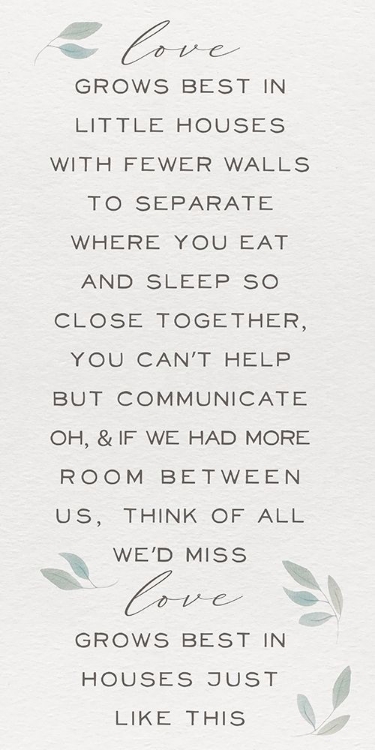 Picture of INSPIRED LIFE VERTICAL VI-LOVE GROWS