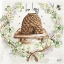 Picture of HONEY BEE AND CLOVER WREATH II