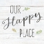 Picture of FARMHOUSE SIGN II-OUR HAPPY PLACE
