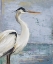 Picture of BLUE HERON ON BLUE I