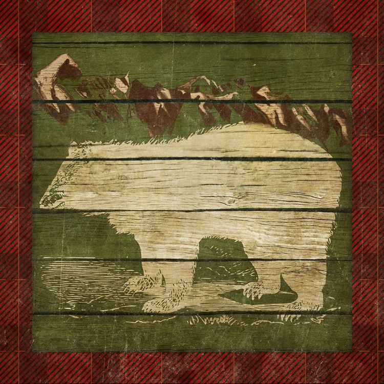 Picture of PLAID BEAR BORDER