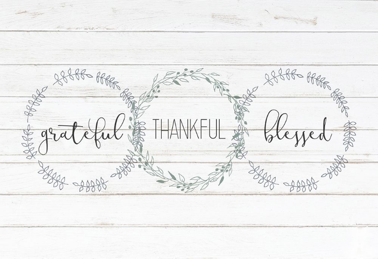 Picture of GRATEFUL THANKFUL BLESSED