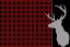 Picture of BUFFALO PLAID DEER