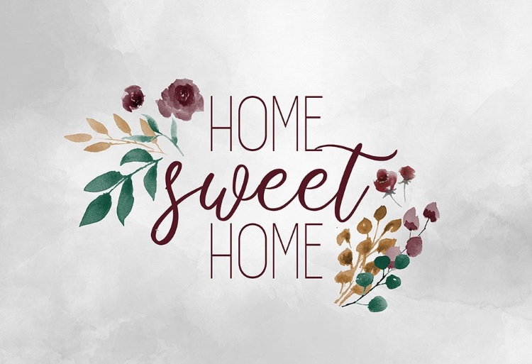 Picture of HOME SWEET HOME FLORAL
