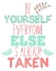 Picture of BE YOURSELF