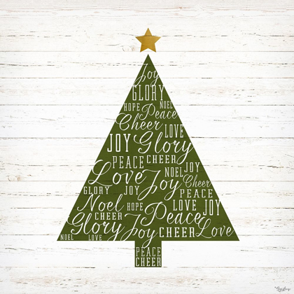 Picture of CHRISTMAS WORDS TREE