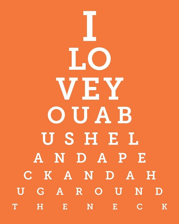 Picture of COLORFUL EYE CHART 3