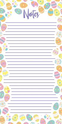 Picture of EASTER EGG NOTES
