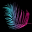Picture of NEON PALMS TWO