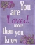 Picture of YOU ARE LOVED