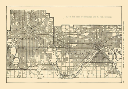 Picture of MINNEAPOLIS, ST PAUL  MINNESOTA - REYNOLD 1921