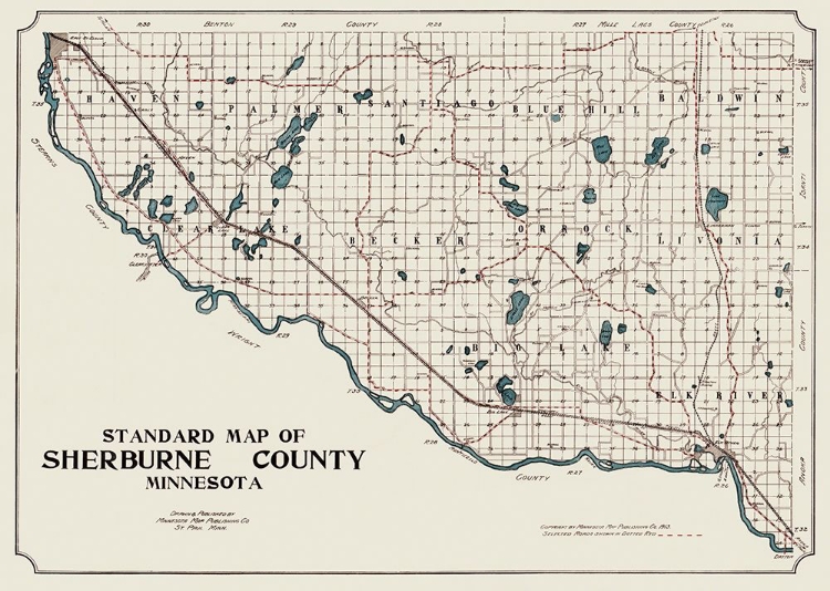 Picture of SHERBURNE MINNESOTA - 1913
