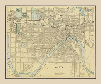 Picture of ST PAUL  MINNESOTA - CRAM 1892