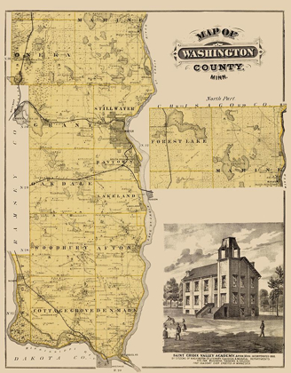 Picture of WASHINGTON MINNESOTA LANDOWNER - ANDREAS 1874