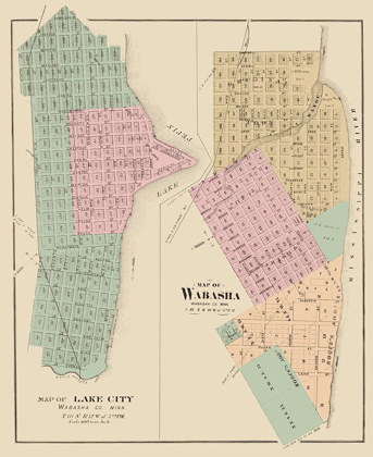 Picture of WABASHA, LAKE CITY MINNESOTA - ANDREAS 1874
