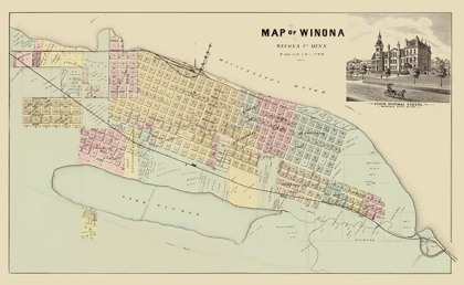 Picture of WINONA MINNESOTA - ANDREAS 1874