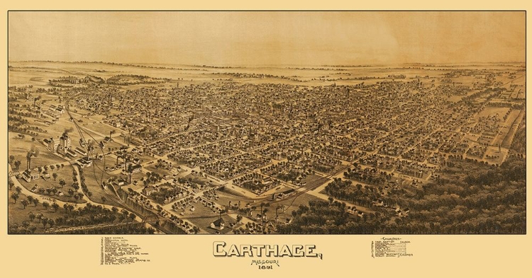 Picture of CARTHAGE MISSOURI - FOWLER 1891