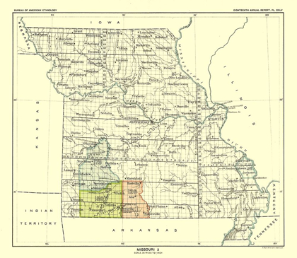 Picture of MISSOURI - UNITED STATES - HOEN 1896