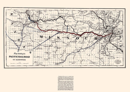 Picture of PACIFIC RAILROAD OF MISSOURI - COLTON 1865