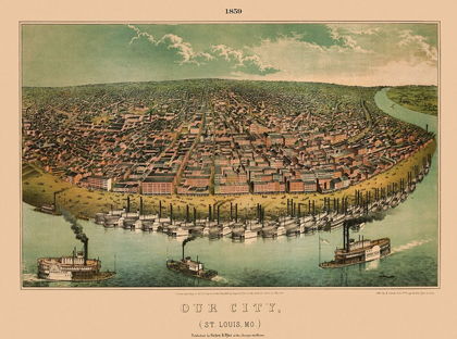 Picture of ST LOUIS MISSOURI - HAGEN 1859