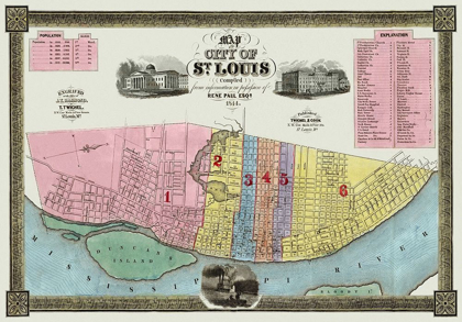 Picture of ST. LOUIS MISSOURI - TWICHEL 1844