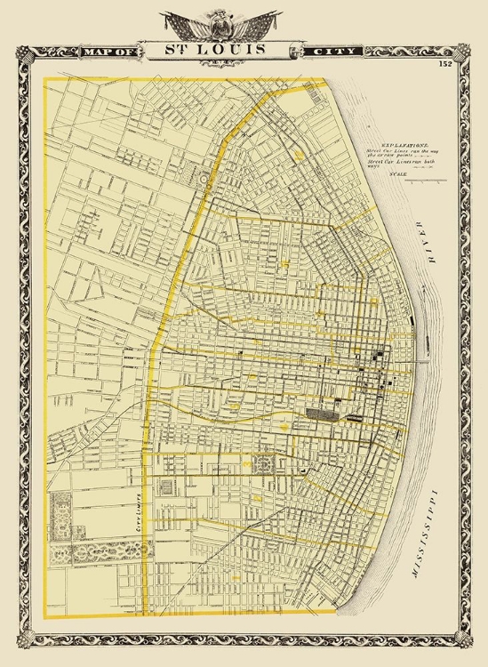 Picture of ST. LOUIS MISSOURI - WARNER 1876