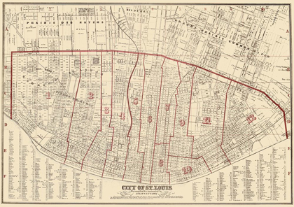 Picture of ST. LOUIS MISSOURI - HUTAWA 1870