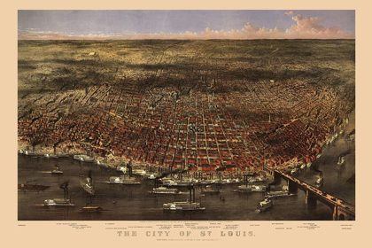 Picture of ST LOUIS MISSOURI - CURRIER 1869