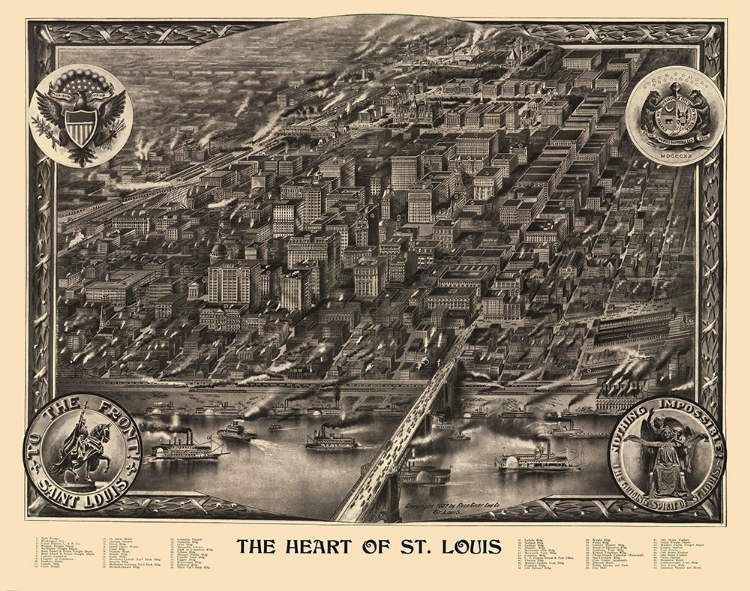 Picture of ST LOUIS CENTRAL MISSOURI - GRAF 1907