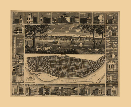 Picture of ST LOUIS MISSOURI - KERSHAW 1848