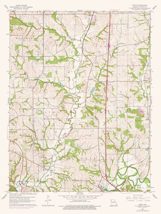 Picture of TRACY MISSOURI QUAD - USGS 1961