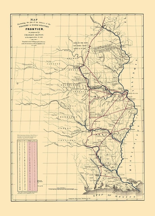 Picture of WESTERN AND NORTH WESTERN FRONTIER DEFENSES 1837