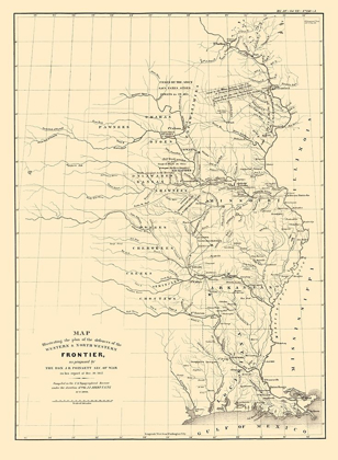 Picture of WESTERN AND NORTH WESTERN FRONTIER DEFENSES 1837