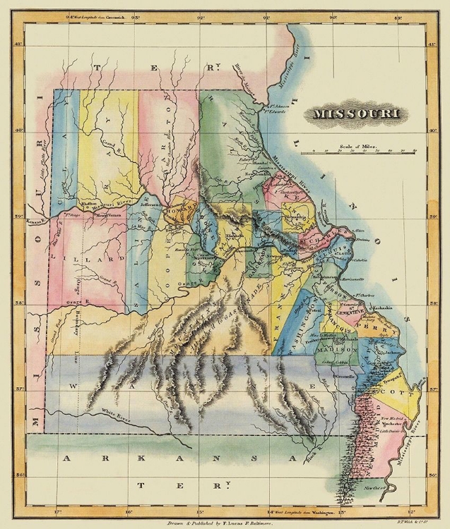 Picture of MISSOURI - LUCAS 1823