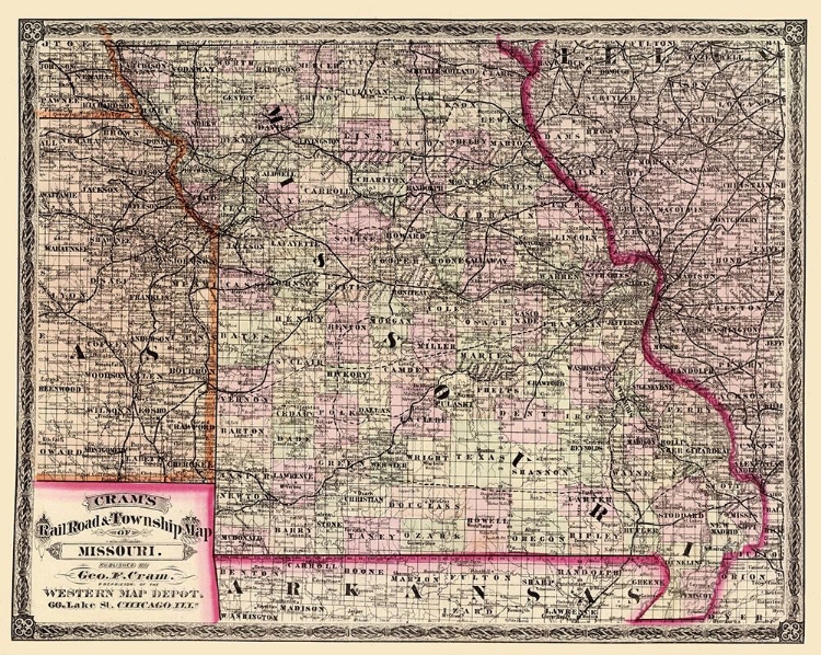 Picture of MISSOURI - CRAM 1875