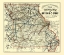 Picture of MISSOURI RAILWAY MAP - MCHENRY 1888