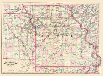 Picture of MISSOURI - ASHER  1874