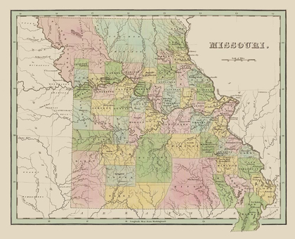 Picture of MISSOURI - WILEY AND PUTNAM 1838