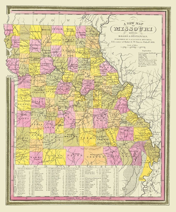 Picture of MISSOURI - MITCHELL 1846