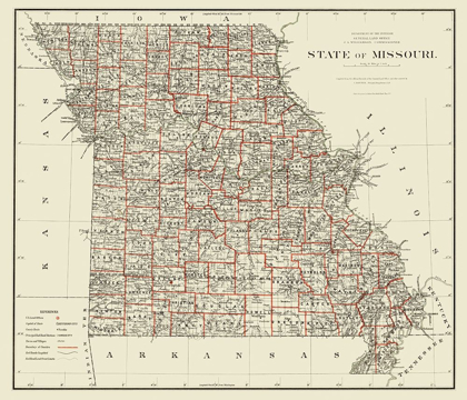 Picture of MISSOURI - USGLO 1878